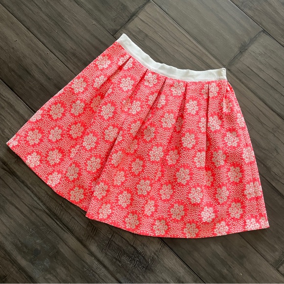 Boden Arianna Skirt in Neon Coral - Size 12R - Picture 3 of 12